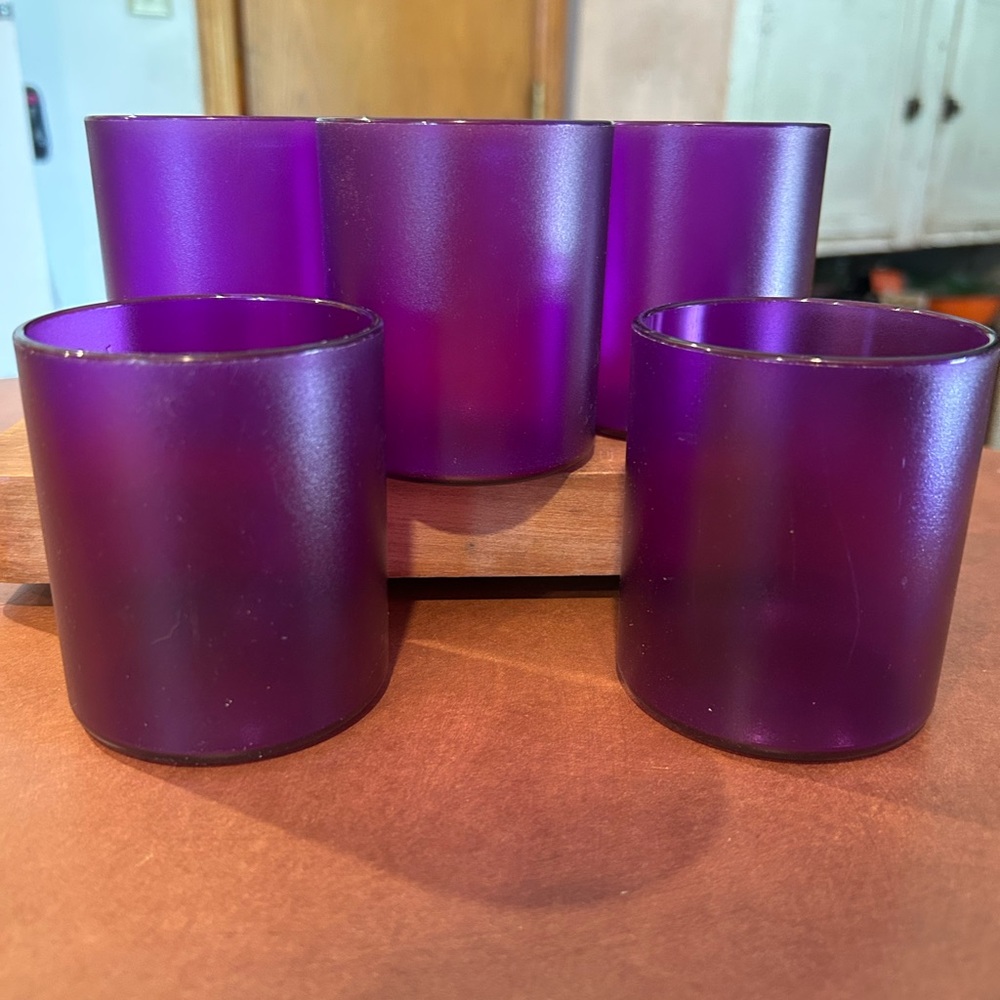 Purple Plastic Tumblers by Bentley
